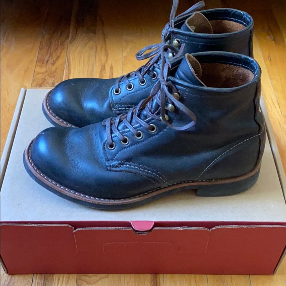 Red Wing 3345 Blacksmith in Black Prarie Leather